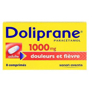 Doliprane 1000mg - 8 comprimés