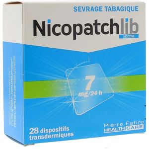 Nicopatchlib 7mg/24h - 28 Patchs