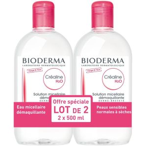 CRÉALINE H2O - lot de 2 - 500mL