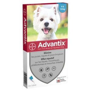 Advantix Petit Chien Spot-On - 4 pipettes