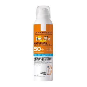 Anthelios Crème Solaire en Brume Invisible Enfant Dermo-Pediatrics SPF50+ Aérosol Sans Parfum 125ml