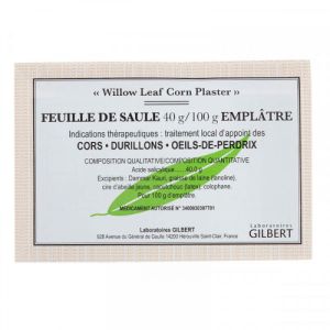 Feuille de saule cors 1 emplâtre