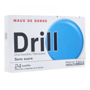 Drill classique sans sucre 24 pastilles - Pierre Fabre