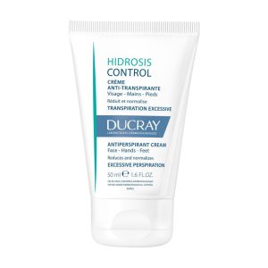 Hidrosis Control - Crème déodorant anti transpirante visage, mains et pieds - Transpiration excessive 50 ml