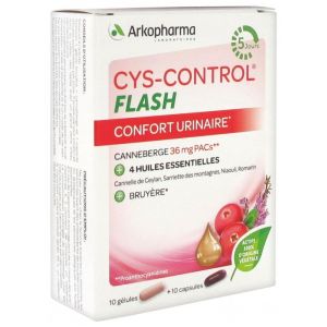 Cys-control Flash 10 gélules + 10 capsules