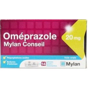 Omeprazole 20mg - 14 gélules