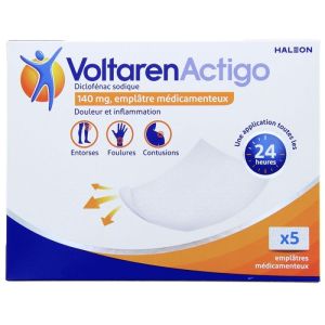 Voltarenactigo 140Mg - 5 emplatres