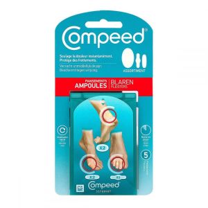 Assortiment 5 pansements ampoules Compeed