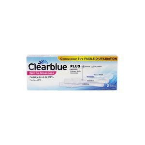 Test de grossesse Clearblue plus - 2 tests