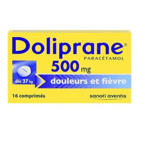 Doliprane 500mg - 16 comprimés