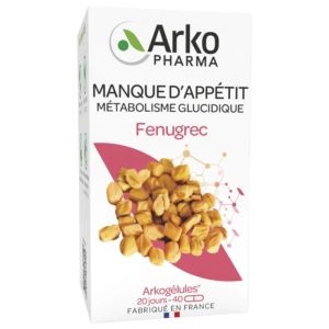 Arkogelules Fenugrec Bio - 40 Gélules