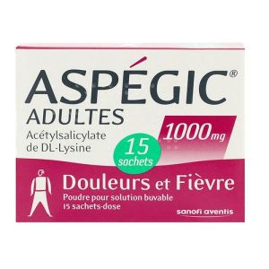 Aspegic 1000mg - 15 sachets
