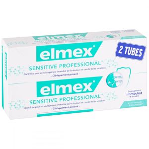 Dentifrice Elmex Sensitive Professional - 2 x 75 ml