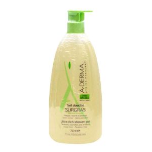 Gel douche Aderma surgras à l'avoine Rhealba - 750 ml