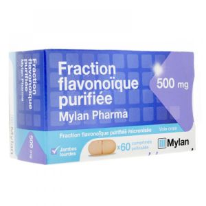 Fraction Flavonoique  500mg - 60 comprimés