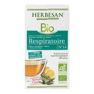 Infusion n°14 respiratoire 20 sachets