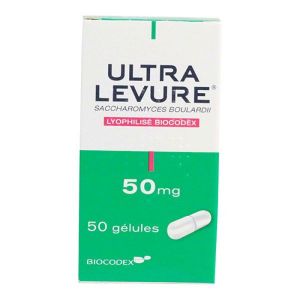 Ultra Levure Biocodex 50mg 50 gélules