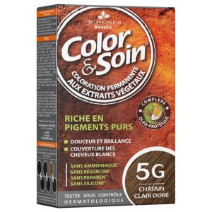 Coloration Châtain Clair Doré 5G