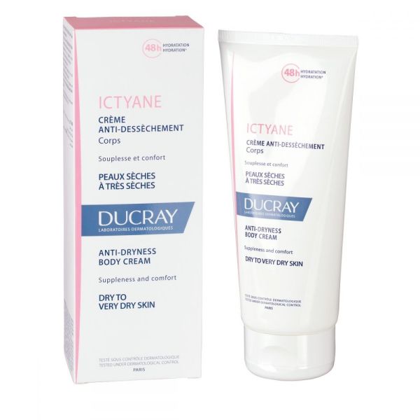 Ictyane crème anti-dessèchement corps Ducray x 200 ml