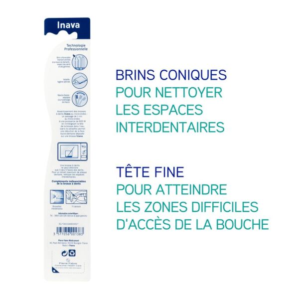 Inava Sensibilité - brosse à dents pour dents sensibles 1 u