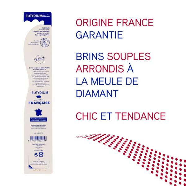 ELGYDIUM La Petite Française - brosse à dents 1 u