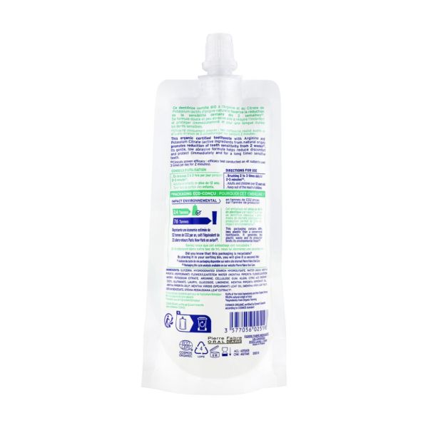 ELGYDIUM Dents sensibles - BIO - dentifrice éco conçu 100 ml