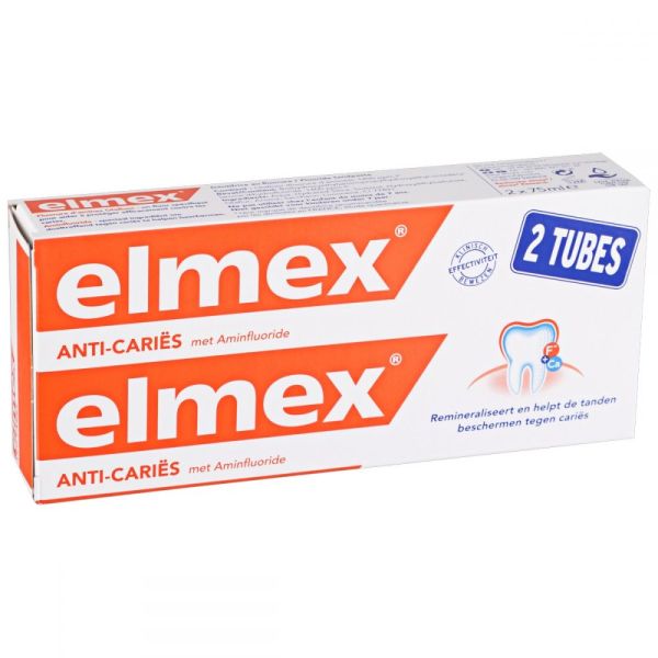 elmex® Anti-Caries Original Dentifrice 0% Colorant 75 ml