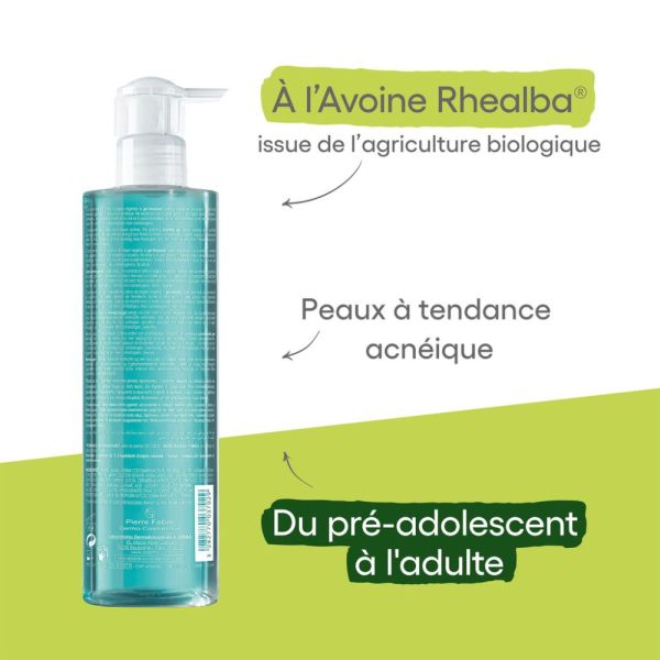 Phys-AC Gel moussant nettoyant purifiant peaux grasses à tendance acnéique 400 ml