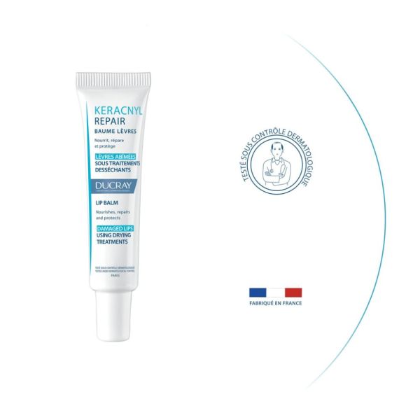 Keracnyl Repair - Baume réparateur lèvres desséchées irritées 15 ml