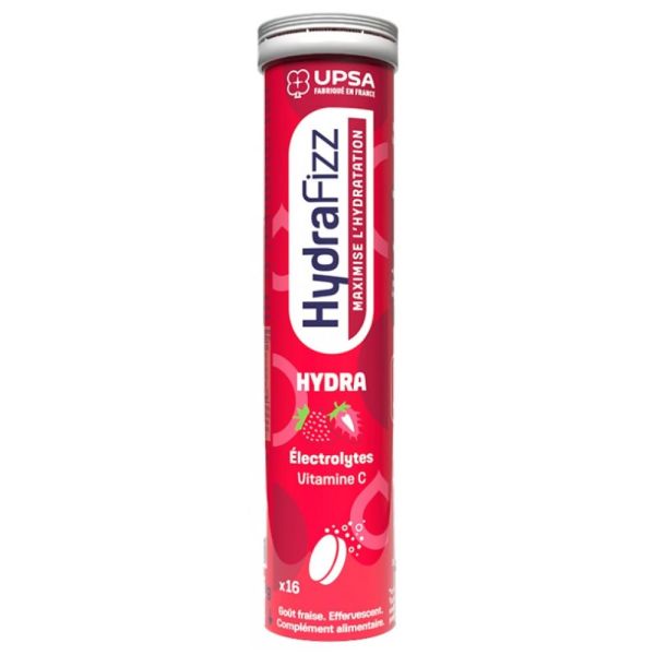 Hydrafizz Hydra Fraise - 16 Comprimés