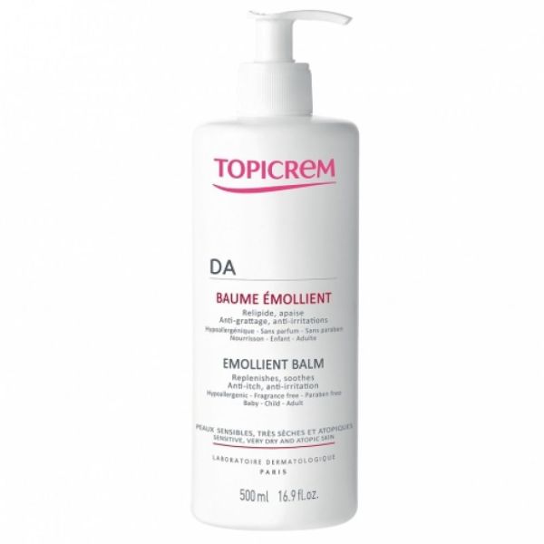 Topicrem DA Baume émollient peaux atopiques x 500 ml