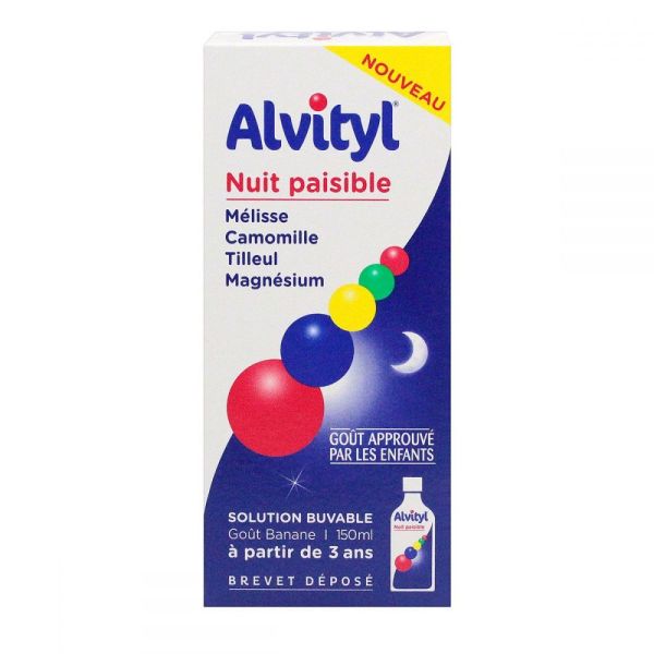 Alvityl Nuit paisible 150 ml goût banane