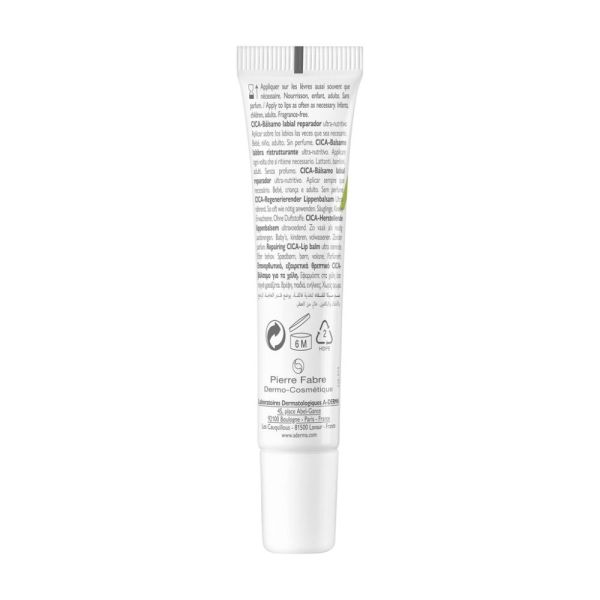 CICA-Baume lèvres réparateur DERMALIBOUR+ 15 ml