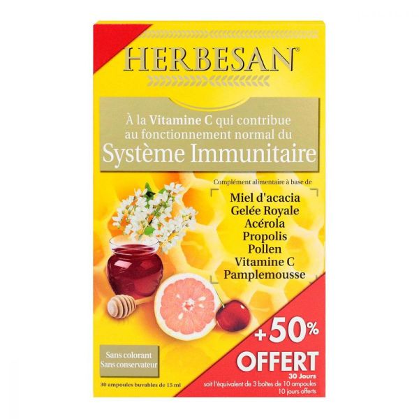 Système immunitaire 30 ampoules