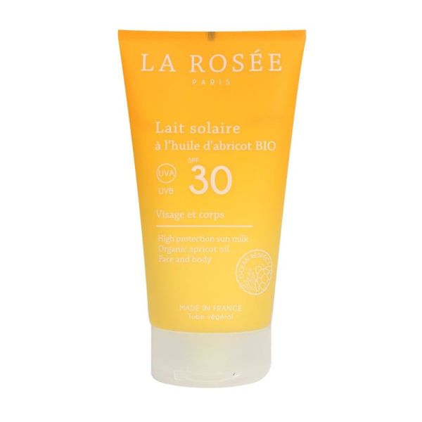 Lait solaire huile abricot bio SPF30 150mll