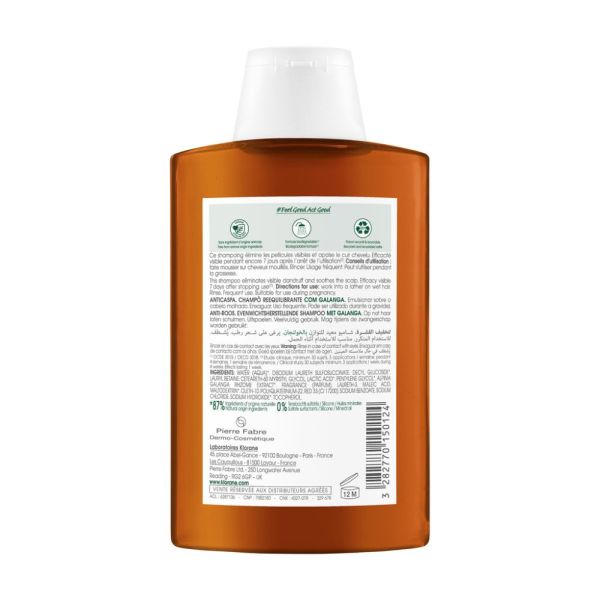 Galanga Shampooing Antipelliculaire 200ml