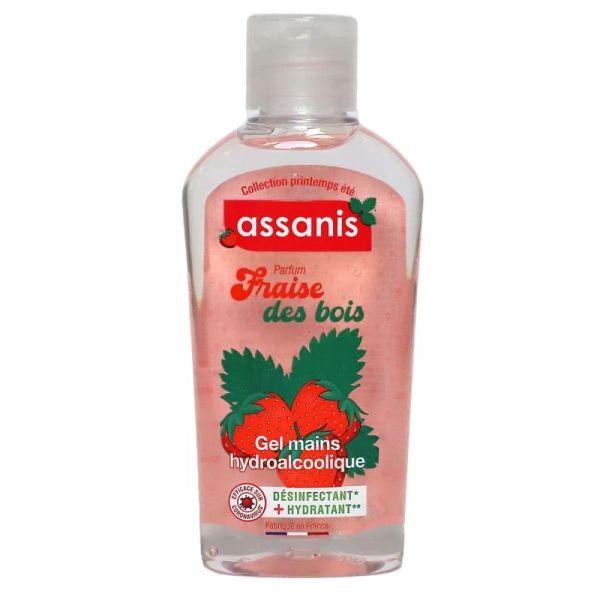 Gel Hydroalcoolique Fraise des Bois - 80mL