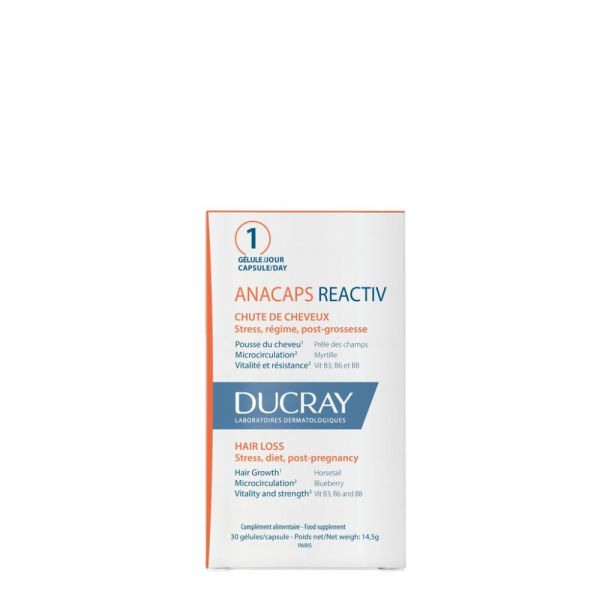 Ducray Complément alimentaire ANACAPS REACTIV 30 u