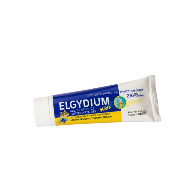 ELGYDIUM Kids Banane 2/6 ans - dentifrice enfant 50 ml