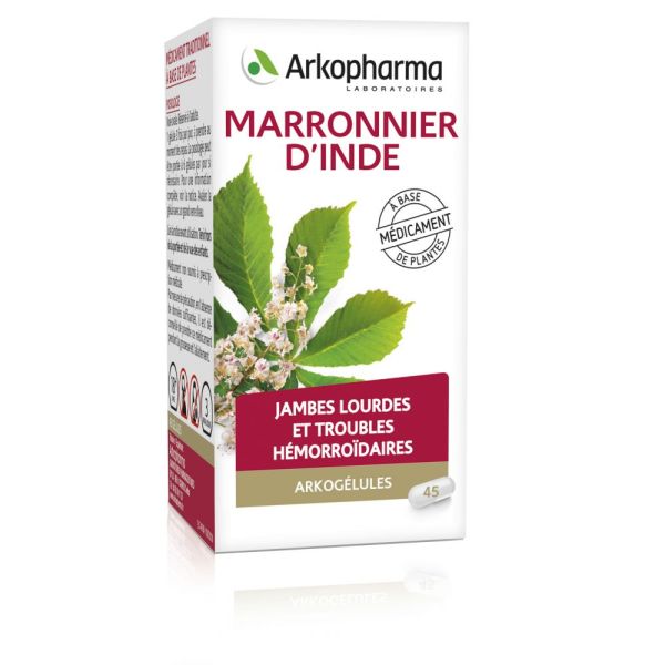 Arkogélules marronnier Inde 45 gélules