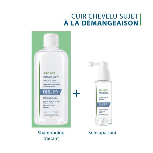 Sensinol - Shampooing physioprotecteur anti-démangeaisons Cuir chevelu irrité 200 ml