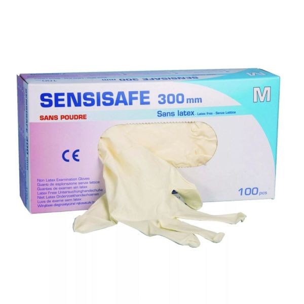 Gants synthétique non poudrés non stériles Taille 7/8 - Boîte de 100