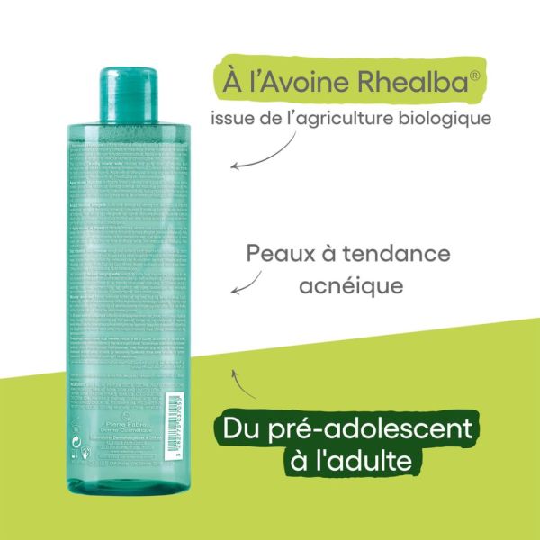 Phys-AC Eau micellaire démaquillante purifiante peaux grasses à tendance acnéique 400 ml