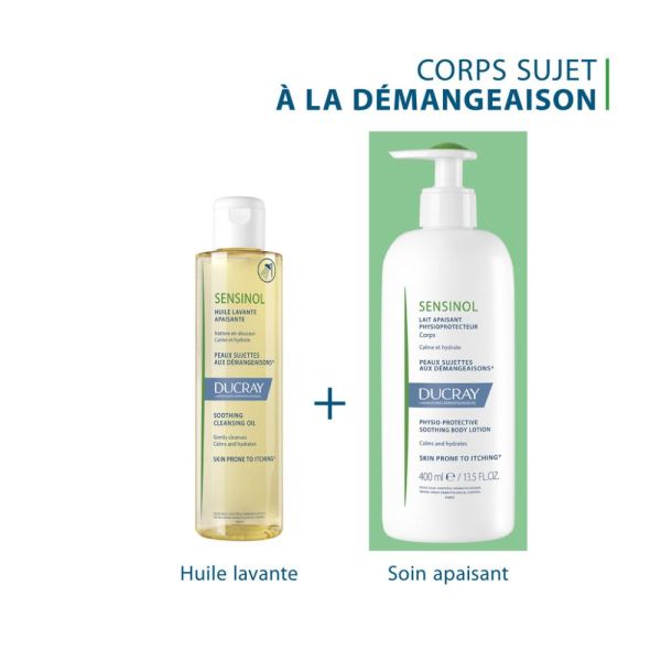 Sensinol - Lait apaisant physioprotecteur Peaux sujettes aux démangeaisons 200 ml