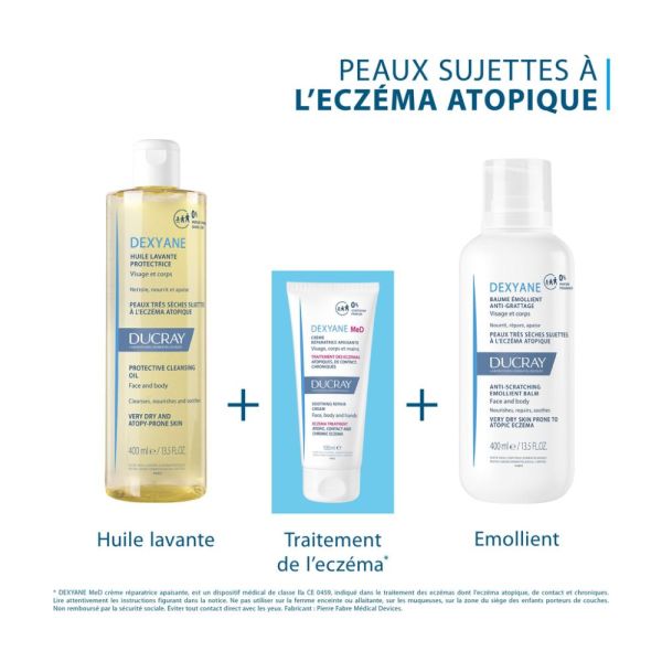 Dexyane MeD - Crème réparatrice apaisante Eczéma 100 ml