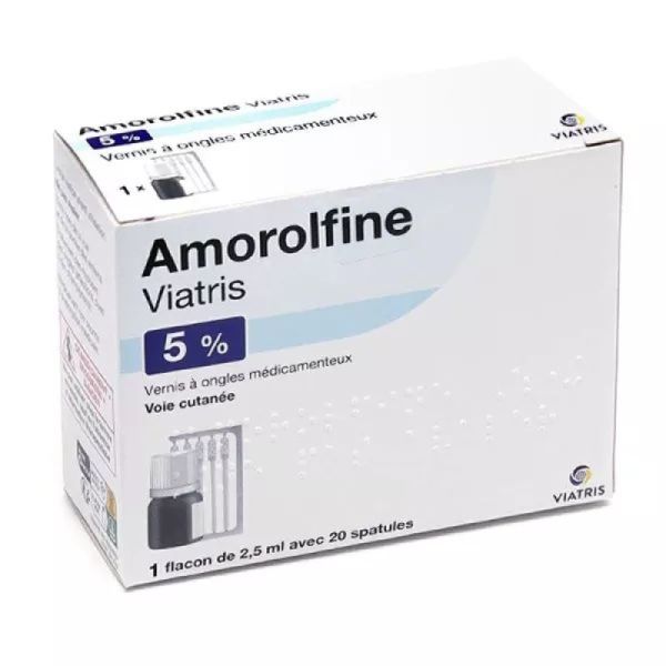 Amorolfine 5% Vernis 2,5 ml + 30 Sachets