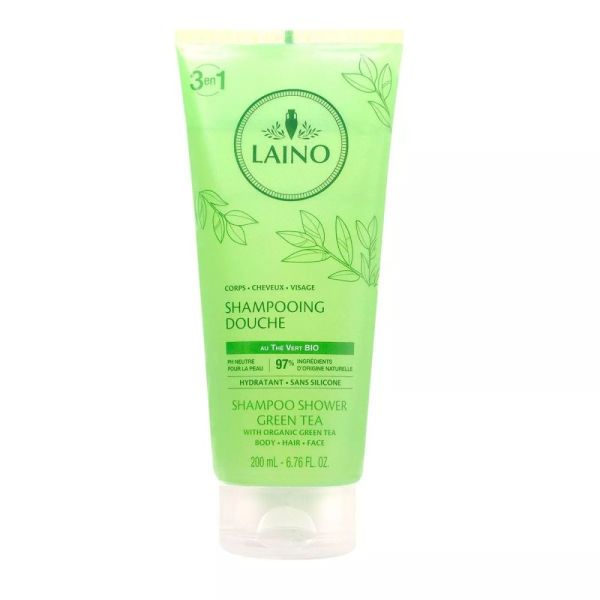 Laino Shampooing Douche Homme Thé Vert Tube 200 ml