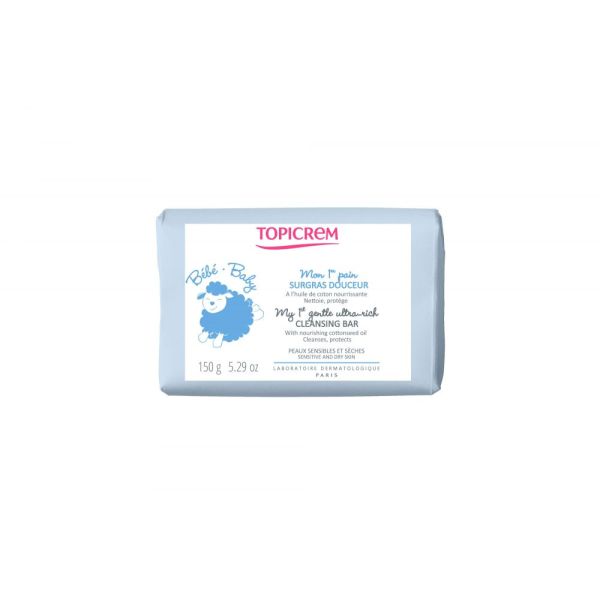 Topicrem Mon 1er Pain Dermatologique Surgras Douceur 150g