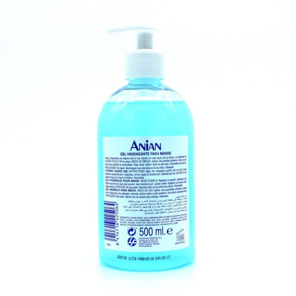 Anian Gel Hydroalcoolique - 500ml