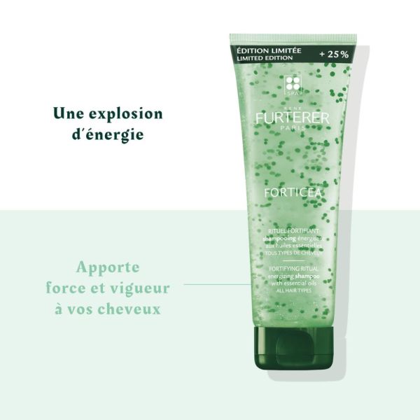 Forticea - Shampooing énergisant aux huiles essentielles 250 ml